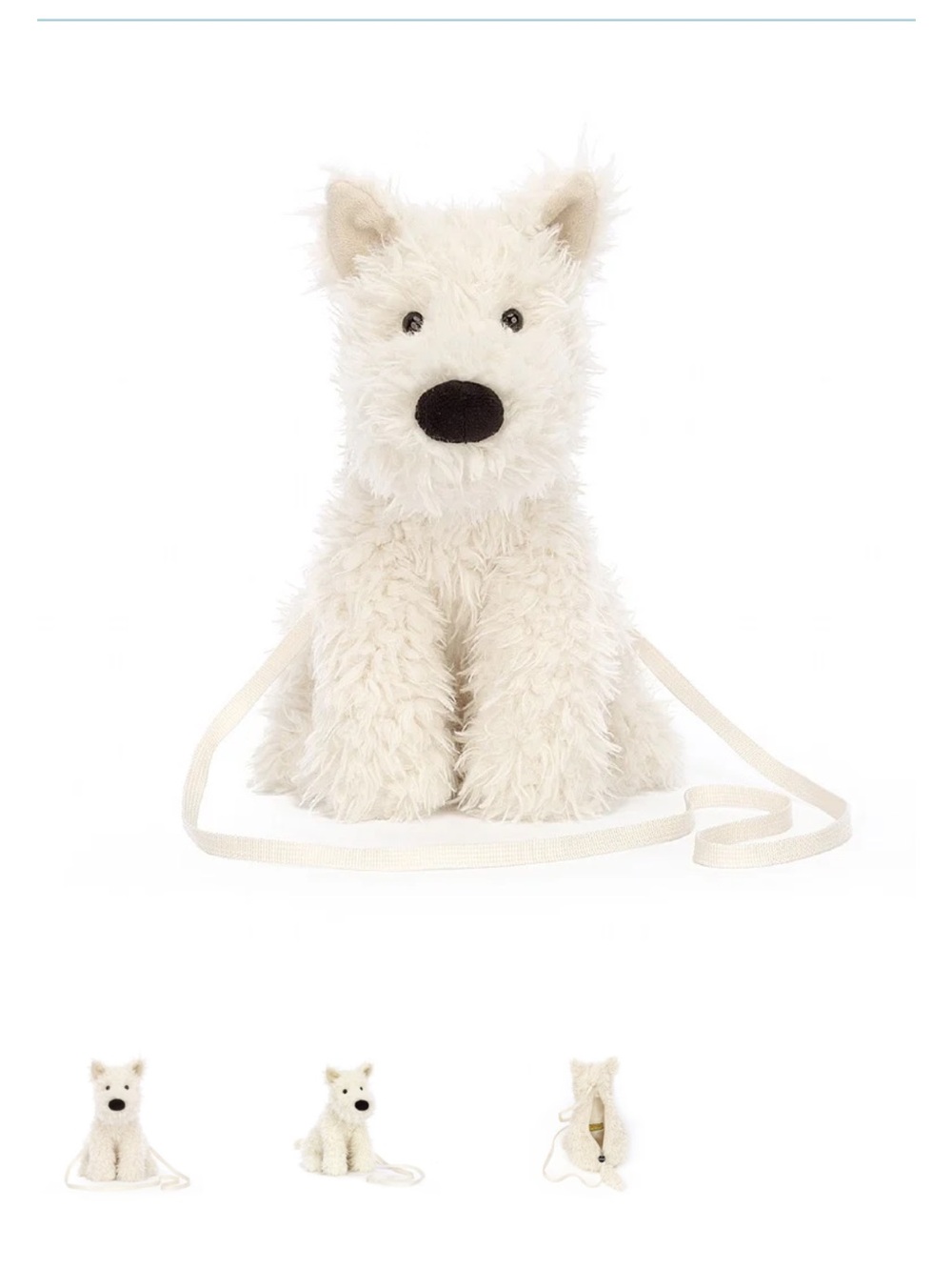 Jellycat Munro Scottie Dog Bag purse - Picture 2 of 3